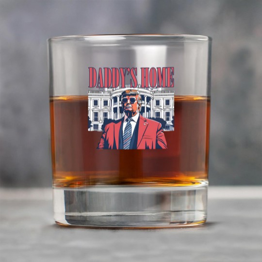 Discover Daddy's Home Rock Glasses, White House 2024 Rock Glasses, Get In Losers Rock Glasses