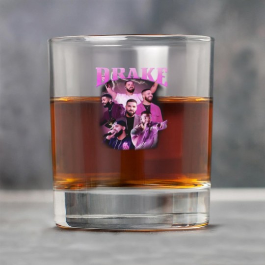 Discover Limited Rapper DRAKE Rock Glasses, DRIZZY Champagne PAPI Rock Glasses