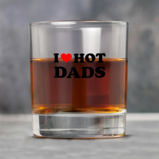 Discover I Love Hot Dads Rock Glasses Adult Daddy Dilf I Heart Hot Dads Rock Glasses