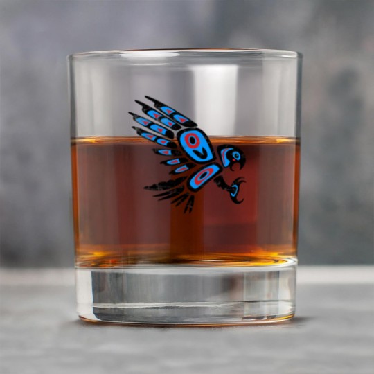 Discover native american red tailed hawk bird Totem tribal Rock Glasses