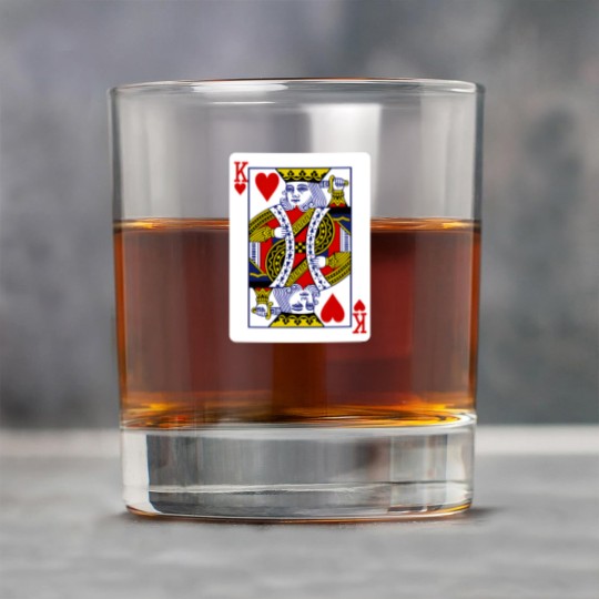Discover King of Hearts Playing Card Rock Glasses