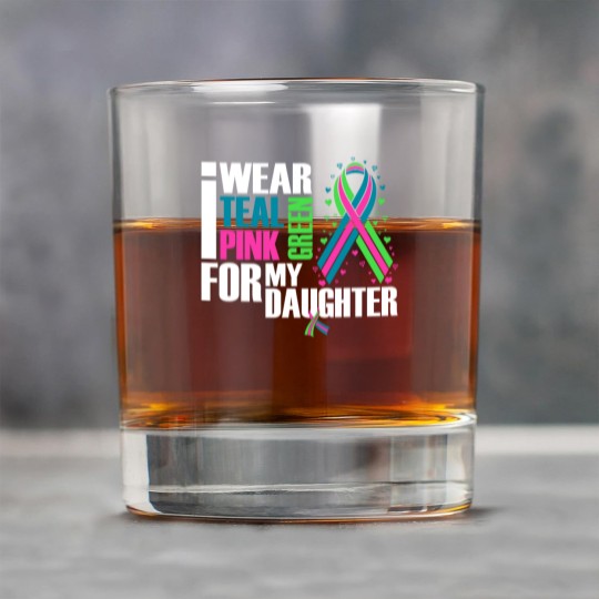 Discover Metastatic Breast Cancer Ribbon Daughter Cancer Awareness Rock Glasses