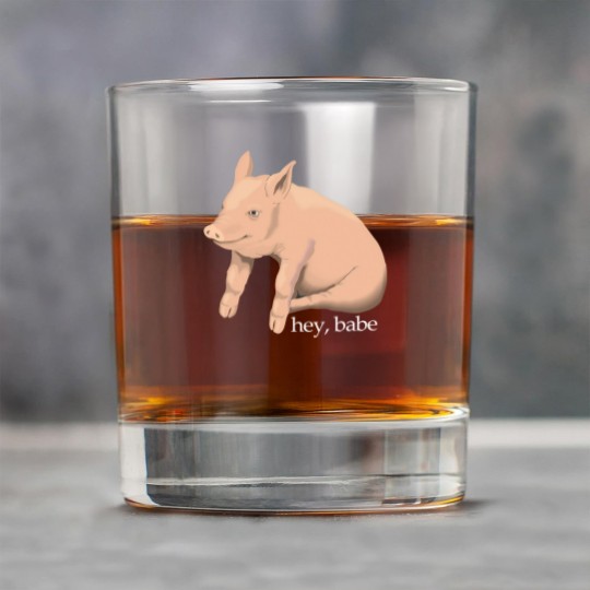 Discover Hey Babe Cute Pig Pun Rock Glasses