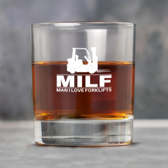 Discover Milf Man I love Forklifts Rock Glasses