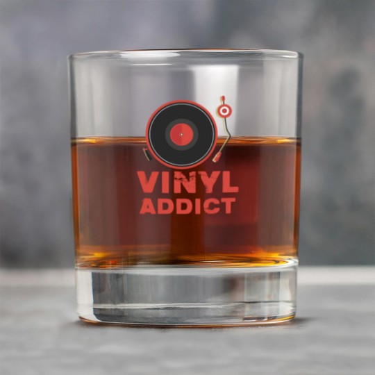 Discover Vinyl Addict Rock Glasses for Vinyl Turntable DJs Rock Glasses