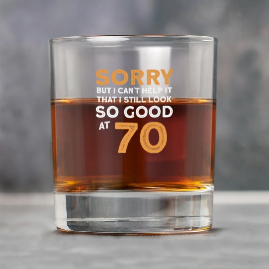 Discover Funny Birthday 70 Years Old Rock Glasses