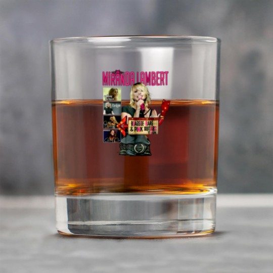 Discover MIRANDA LAMBERT Roadside Bar  Pink Guitars Tour 2019 Rock Glasses