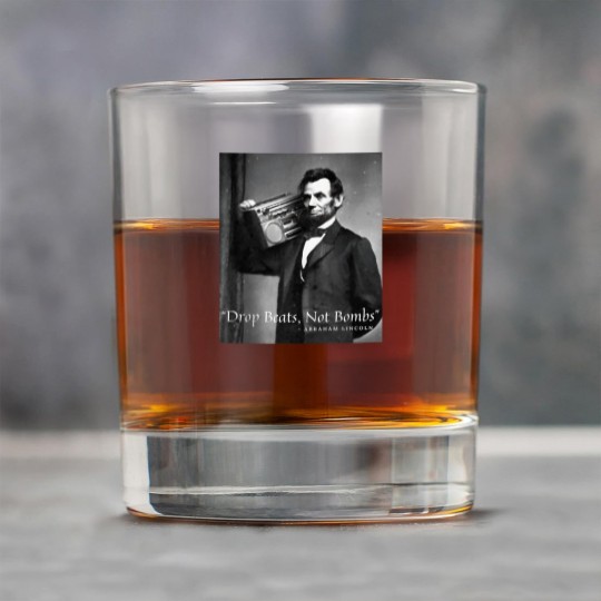 Discover Drop Beats Not Bombs Abraham Lincoln Funny Honest Abe Rock Glasses