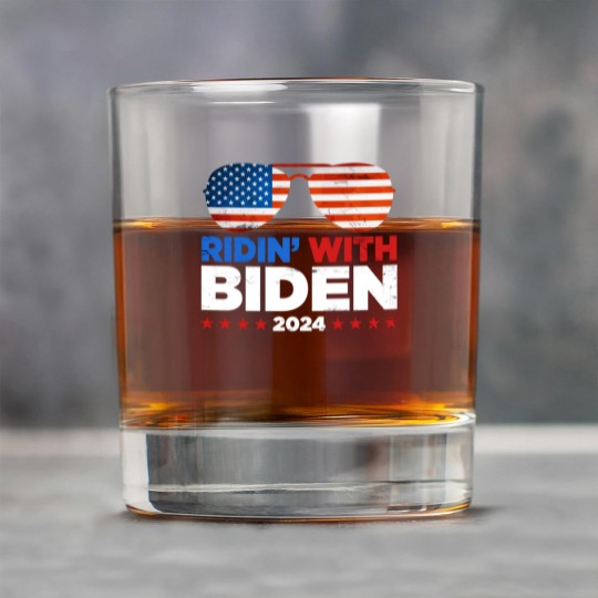Discover Ridin' With Biden Joe Biden 2024 Election For Pres Rock Glasses