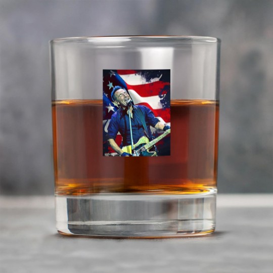 Discover Bruce Springsteen Graphic Rock Glasses  Bruce Springsteen Rock Glasses Tour 2024 Rock Glasses