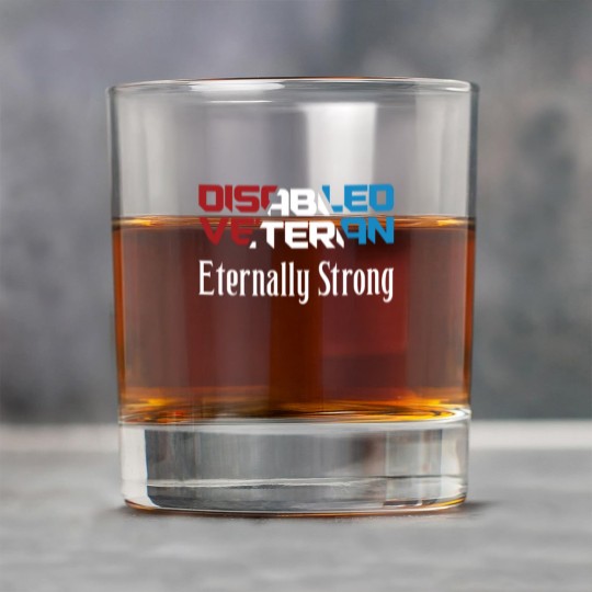 Discover Disabled Veteran Eternally Strong for American Veterans Red White Blue - Disabled Veteran - Rock Glasses