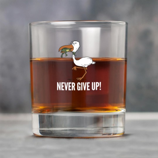 Discover Never Give Up Rock Glasses