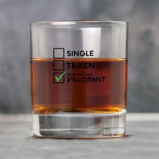 Discover Single, Taken, Busy Playing Valorant Rock Glasses