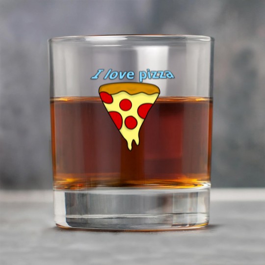 Discover I love pizza Rock Glasses