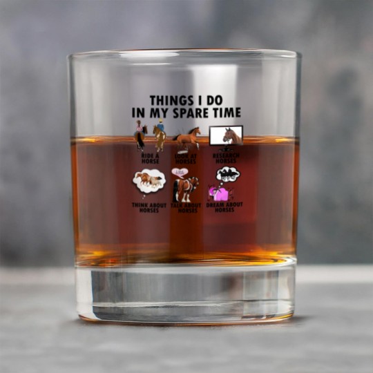 Discover Horse Lover Rock Glasses | Gift For Horse Lover | Things I Do In Spare Time Rock Glasses