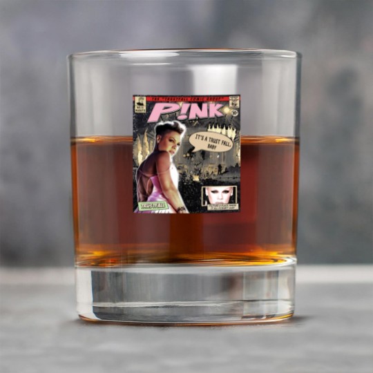 Discover P!nk Comic Rock Glasses, P!nk Trustfall World Tour Album Graphic Rock Glasses