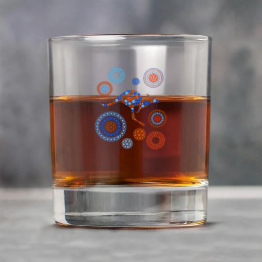 Discover Aboriginal Dot Art Kangaroo Color - Kangaroo - Rock Glasses