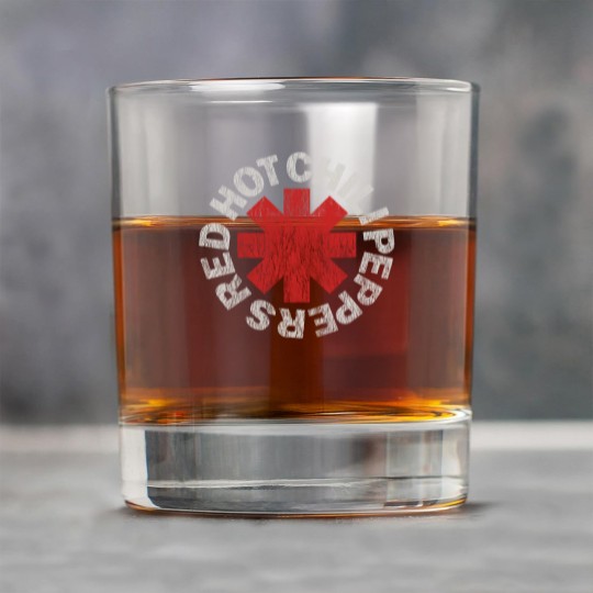 Discover Red Hot Chili Peppers Distressed Logo Rock Rock Glasses Rock Glasses