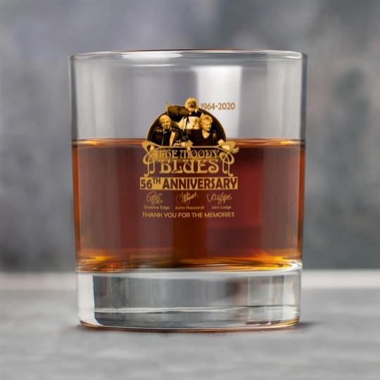 Discover The Moody Blues Lovers 56th Anniversary 1964 2020 Signature Rock Glasses