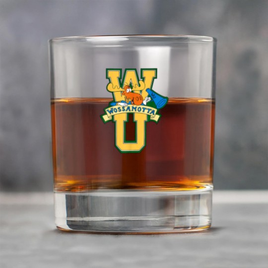 Discover Rocky and Bullwinkle Wossamotta U Logo Rock Glasses