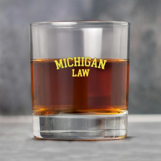 Discover Michigan Law Michigan Bar Graduate Gift Lawyer Col Rock Glasses