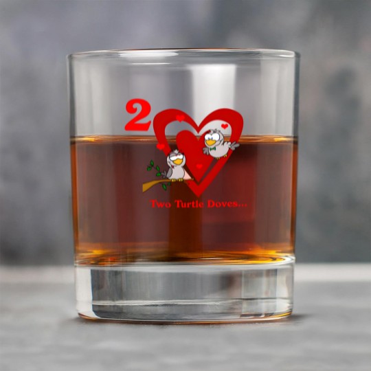 Discover Two Turtle Doves Rock Glasses