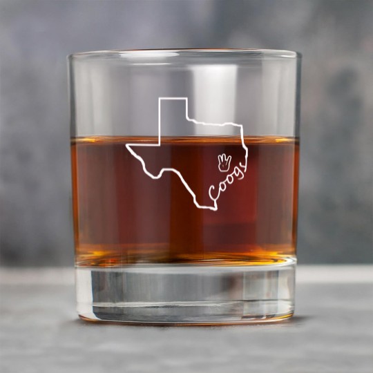 Discover Houston Coogs Rock Glasses, Cougars, University of Houston Rock Glasses, Coogs women Rock Glasses, Coogs mens Rock Glasses