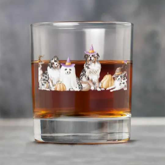 Discover Australian Shepherd Halloween  Rock Glasses