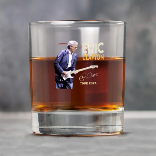 Discover Eric Clapton 2024 tour Music Black Rock Glasses Great Gift