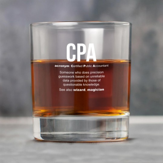 Discover CPA meaning Certified Public Accountant Gifts - Cpa Meaning Certified Public Accountant - Rock Glasses