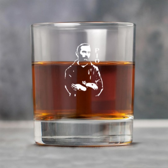 Discover Padre Pio Saint Rock Glasses