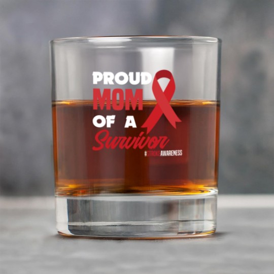 Discover Proud Mom Of A Survivor Stroke Awareness Rock Glasses