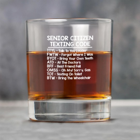 Discover Senior Citizen Texting Codes Rock Glasses