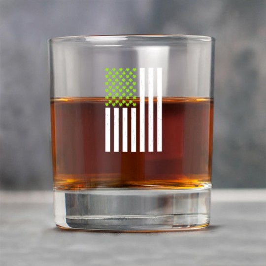 Discover Shamrock American Flag Rock Glasses