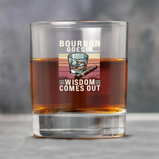 Discover Bourbon For Men Bourbon Goes In Wisdom Comes Out, Bourbon Rock Glasses, Bourbon Lover, Bourbon Whiskey, Bourbon Bottle, Bourbon Gift, Bourbon Drinker Rock Glasses
