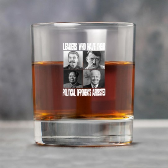 Discover Anti Biden Political Rock Glasses - "Leaders Who Arrest Opponents"
