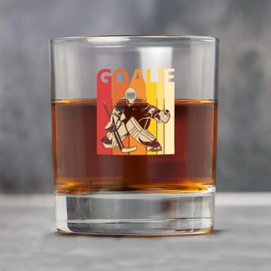 Discover Hockey Goalie T- Rock Glasses Vintage Hockey Goalie T- Rock Glasses Rock Glasses