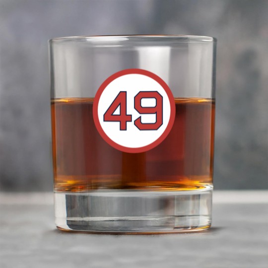 Discover Tim Wakefield 49 Jersey Number (2) 6+4+3=2 Boston Rock Glasses