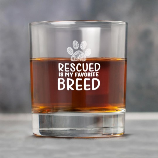 Discover rescued dog breed gift Rock Glasses