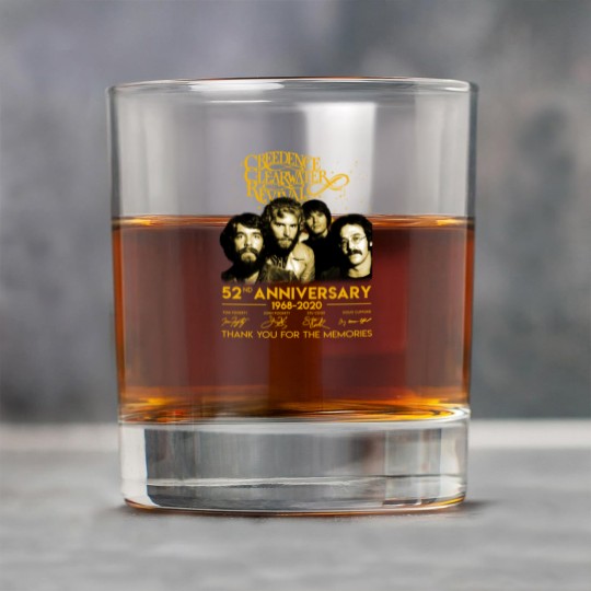 Discover 52 Years Creedence Clearwater Revival Rock Glasses