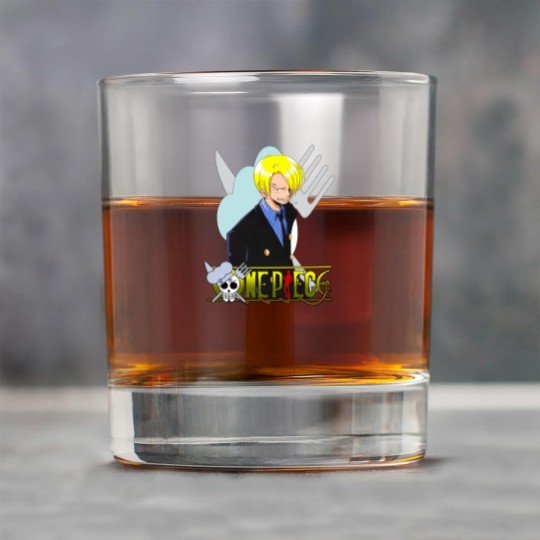 Discover one pieces SANJI complete design Rock Glasses