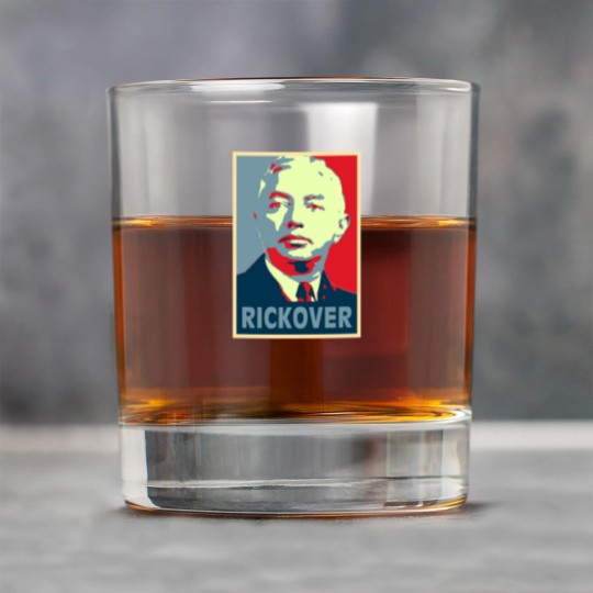 Discover Rickover, Rickover poster, Rickover Tribute Merch Rock Glasses