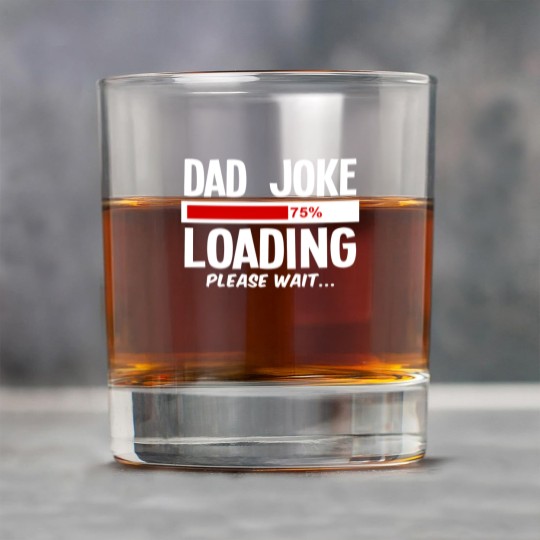 Discover dad joke loading Rock Glasses
