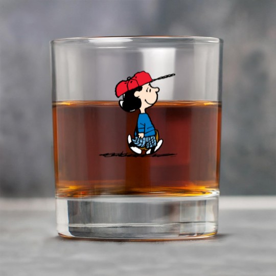 Discover Peanuts | Lucy Playing Baseball Rock Glasses