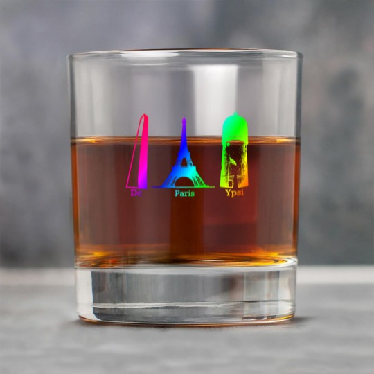 Discover Ypsilanti Water Tower Full Color Rock Glasses