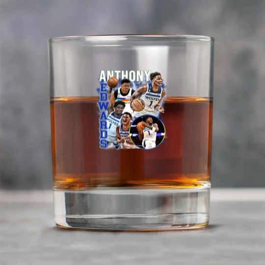 Discover Anthony Edwards Graphic Rock Glasses, Basketball Rock Glasses
