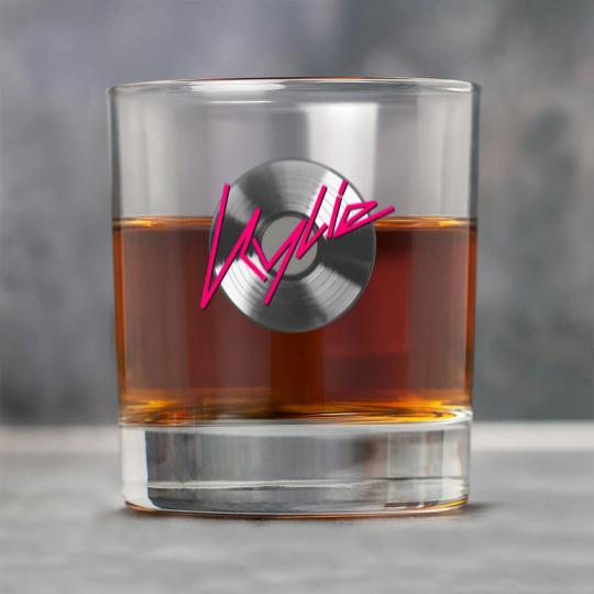 Discover Kylie Minogue  record silver Rock Glasses