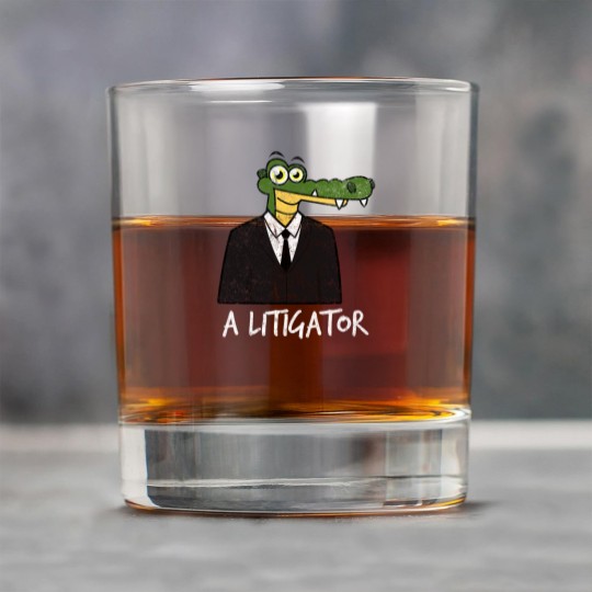 Discover A Litigator Alligator Lawyer Attorney Law Distress Rock Glasses