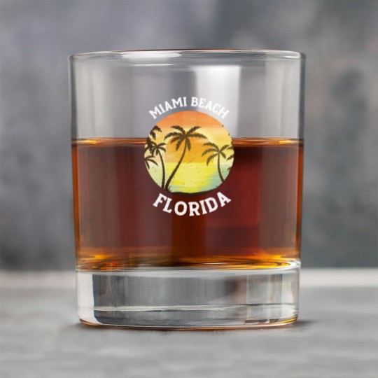 Discover Vintage Miami Beach Florida Retro 70s 80s Travel Rock Glasses