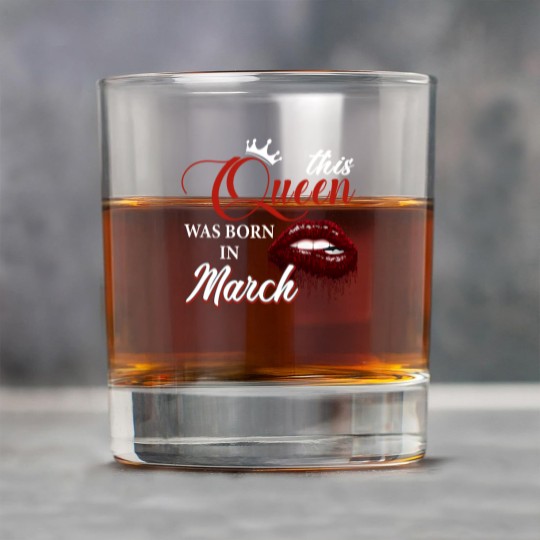 Discover This Queen Was Born In March Rock Glasses, Birthday Rock Glasses